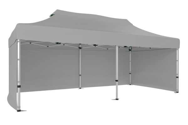 CLK 3x6 40mm Alüminyum Katlanabilir Tente Gazebo Çadır 3 Yan Kapalı