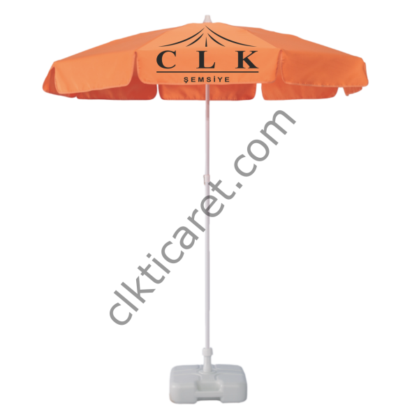 CLK Logo Baskılı Güneş Plaj Havuz Şemsiyeleri İmalatı Satışı
