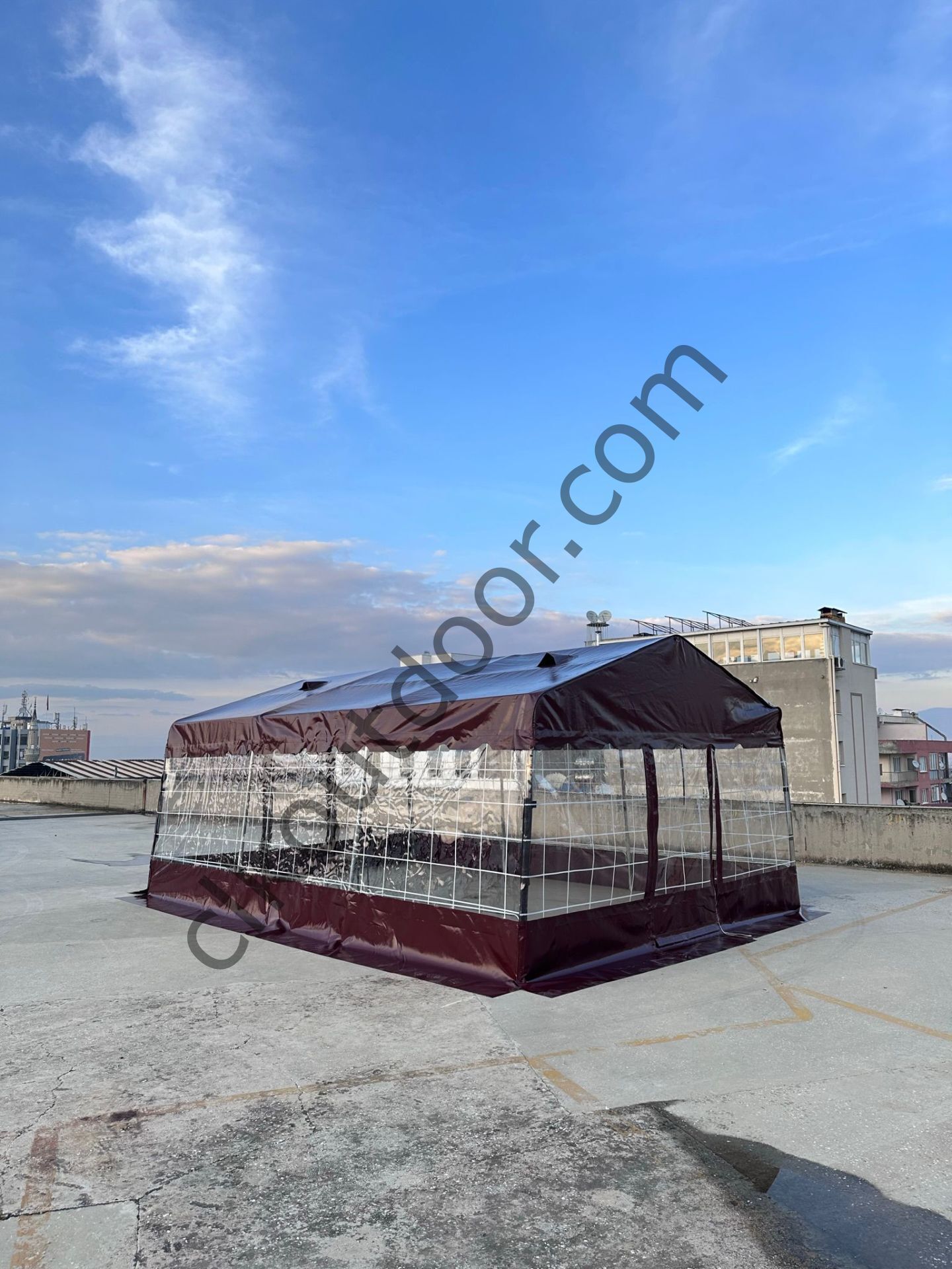 CLK 4x8 Metre Kamelya Bahçe Tentesi Kış Bahçesi Branda