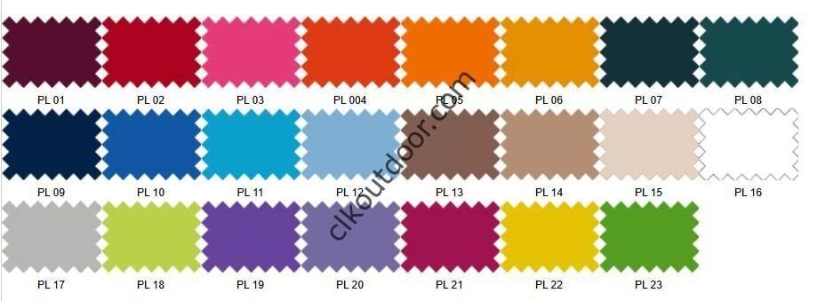 CLK 2,5 mt Mega Yuvarlak Şemsiye Q50 Bahçe Cafe Otel Plaj Havuz Şemsiyeleri Krem - 70 lt Plastik Duba Bidon Ağırlık